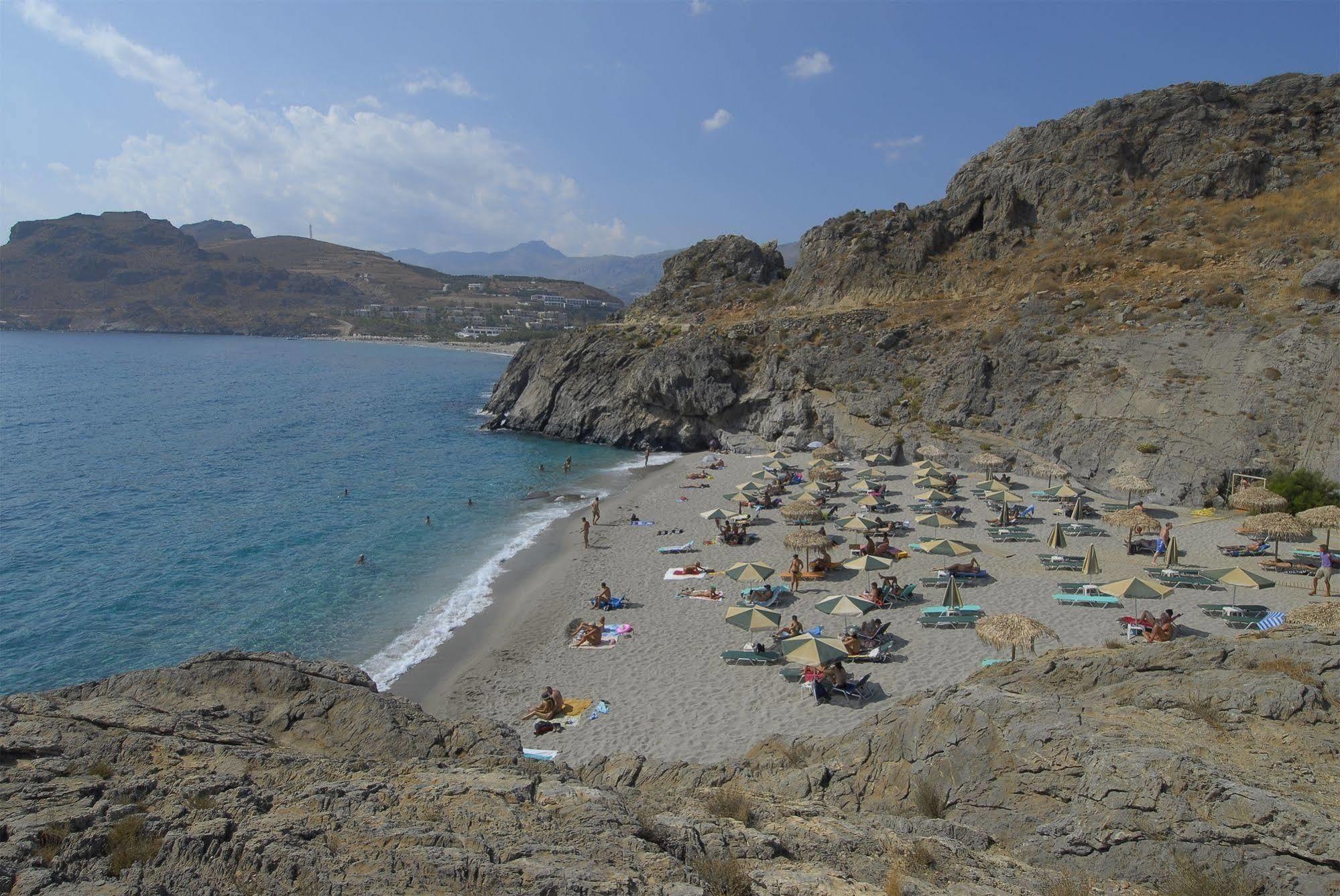 Ammoudi Hotel Damnoni Bagian luar foto